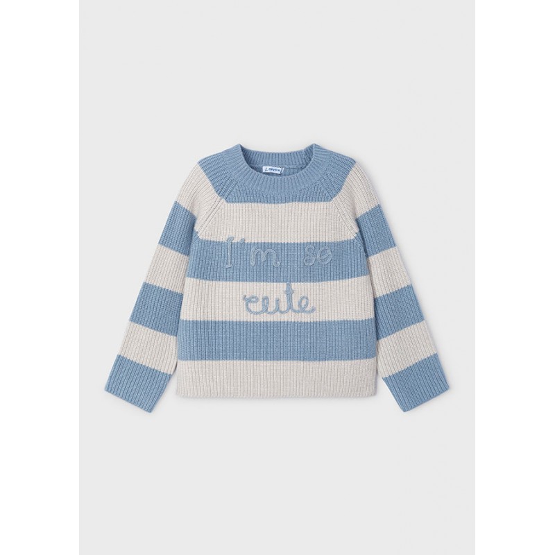 Pull tricot rayé