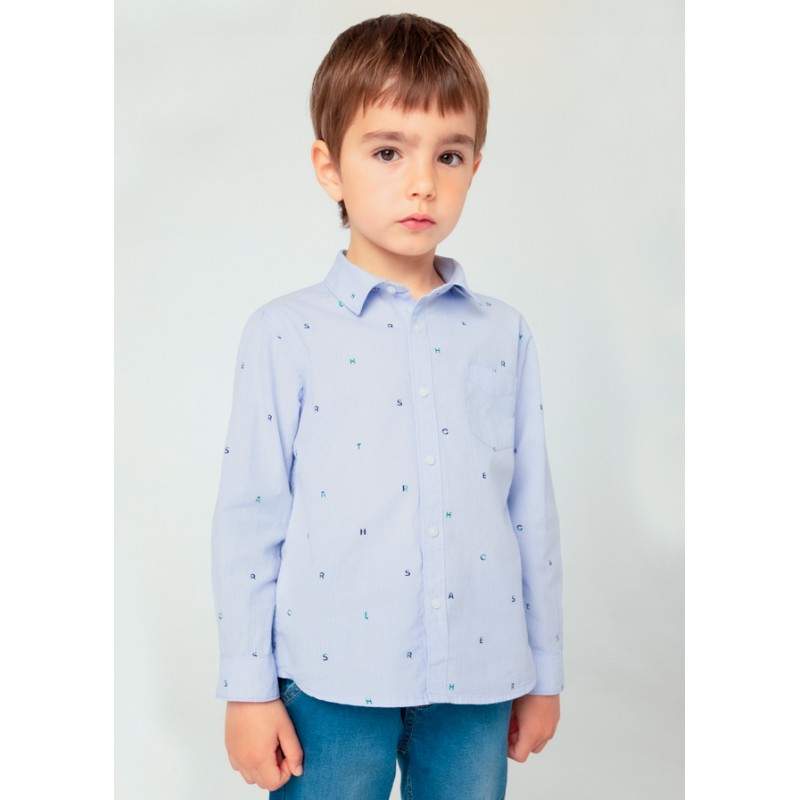 Chemise m/l imprimée