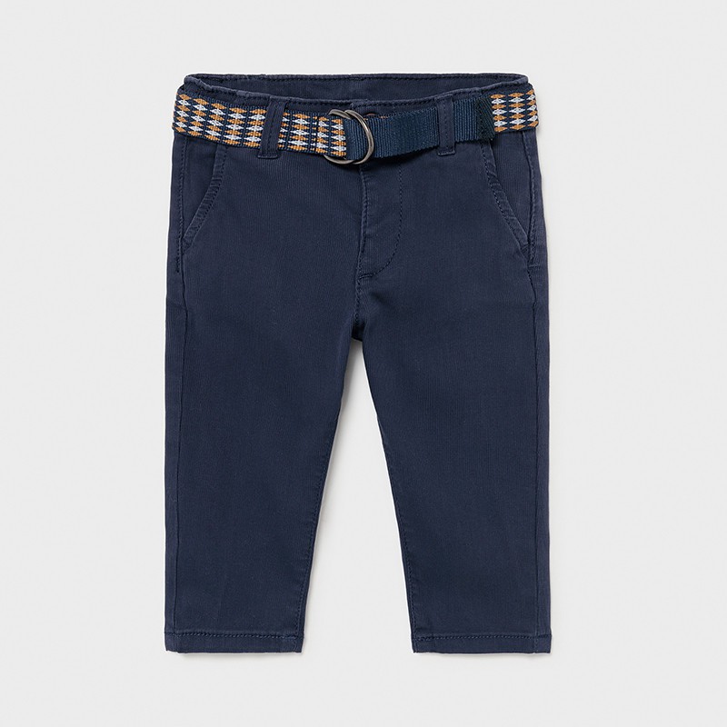 Pantalon Long Pique Avec Ceinture Bebe Garcon